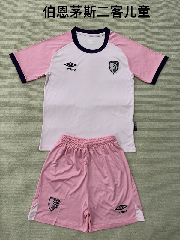 Niño_Kids Bournemouth Third Away Soccer Uniform 25